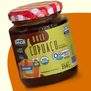 DOCE RECA DE CUPUAÇU ORGÂNICO 250G