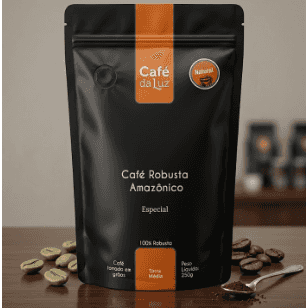 CAFÉ DA LUZ  TORRADO EM GRÃOS ESPECIAL NATURAL TORRA MÉDIA 250G