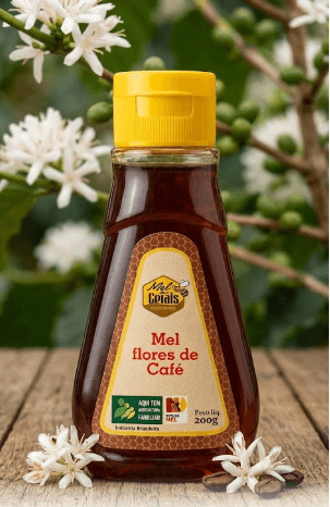 FRASCO MEL CAFÉ TRIANGULAR 200G