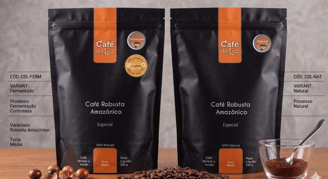 CAFÉ DA LUZ  FERMENTADO ESPECIAL TORRADO E MOÍDO TORRA MÉDIA 250G